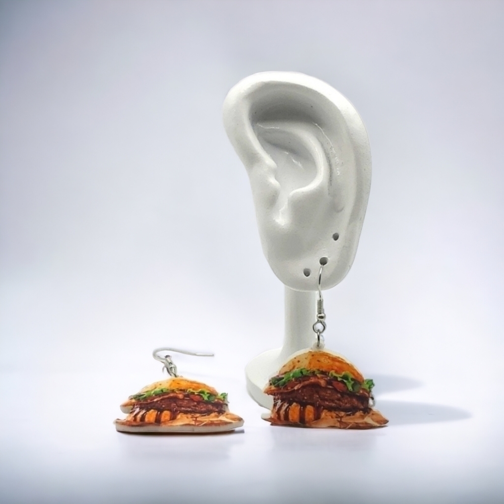 Realistic Burgers Earrings